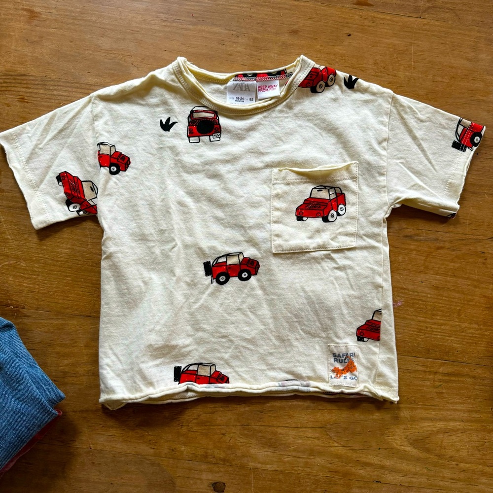Kids Zara Car Shirt
